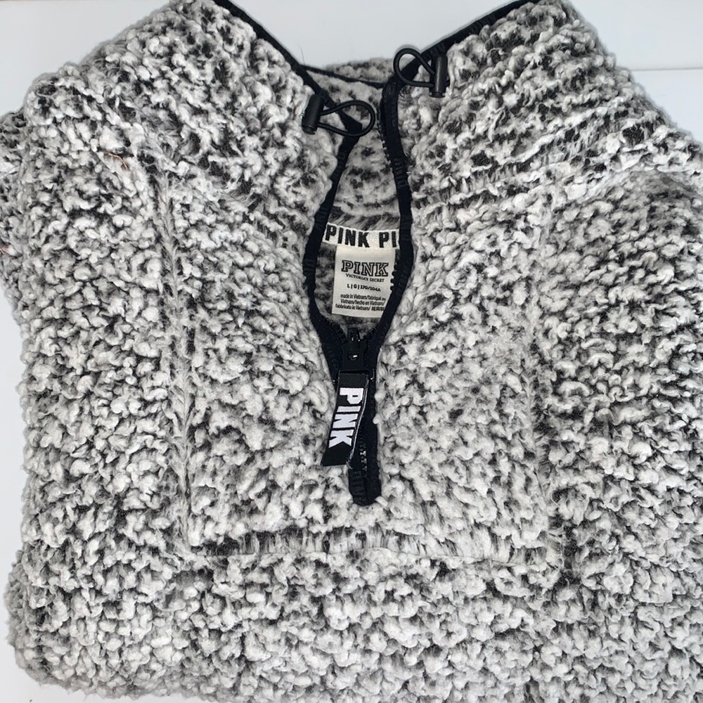 pink teddy pull over